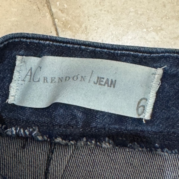 AC Rendon Girls Tween/ Women's Dark Denim Ruffle Skort (built in short)Sz 6 EUC - Picture 5 of 6